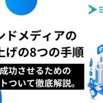 オウンドメディアの立ち上げの8つの手順｜費用や成功させるためのポイントついて徹底解説。